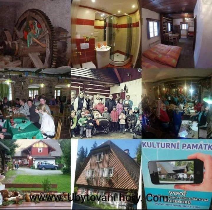 Roubenka Mlyn U Skaly Destne V Orlickych Horach Volne Terminy 5 Bytu מראה חיצוני תמונה